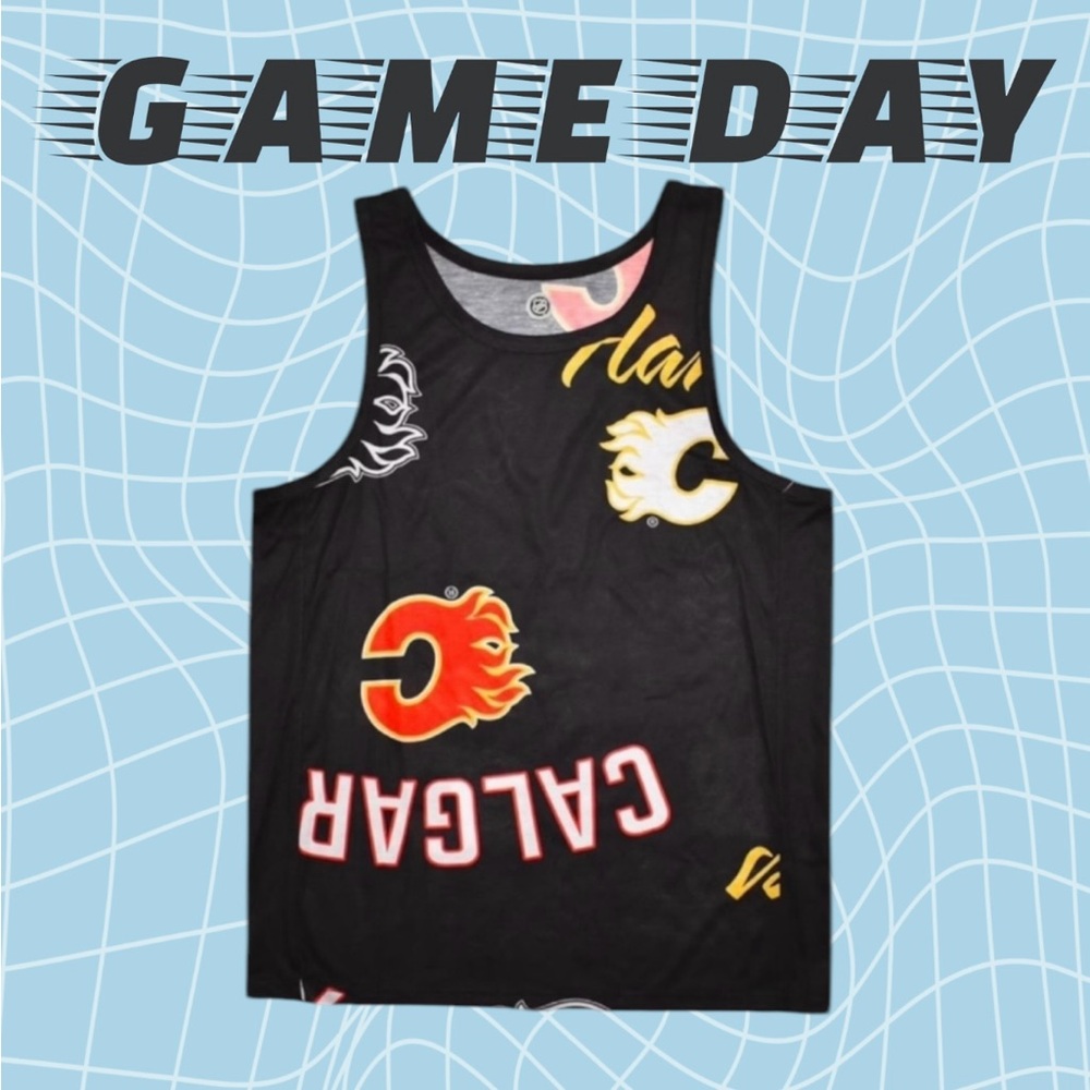 $8 Add-On 🆕Mens | Calgary Flames Graphic Tank Top